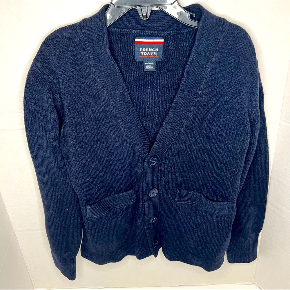 *SOLD* Boys French Toast Uniform Sweater, Size XS. 4/5. Gently Used